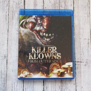 Killer Clowns from Outer Space Blu-Ray Disc Movie Halloween MINT